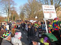 Karnevalszug 2015 - Bilder an der Kommandeursburg