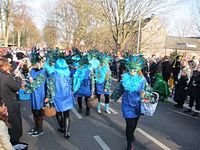 Karnevalszug 2015 - Bilder an der Kommandeursburg