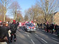 Karnevalszug 2015 - Bilder an der Kommandeursburg