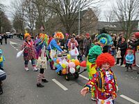 Karnevalszug 2016 - Bilder an der Kommandeursburg