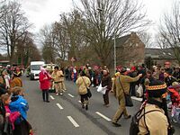 Karnevalszug 2016 - Bilder an der Kommandeursburg