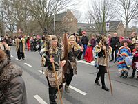 Karnevalszug 2016 - Bilder an der Kommandeursburg