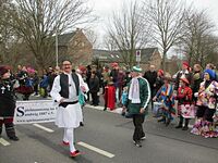 Karnevalszug 2016 - Bilder an der Kommandeursburg