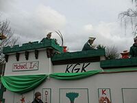 Karnevalszug 2016 - Bilder an der Kommandeursburg