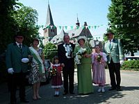 Schützenzug durch Blatzheim