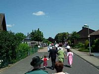 Schützenzug durch Blatzheim