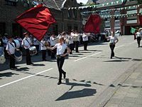 Schützenzug durch Blatzheim