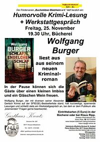 Wolfgang Burger in der Bücherei