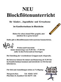 Blockflöte lernen