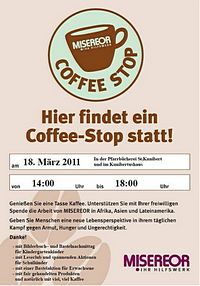 Coffee-Stop in der Bücherei