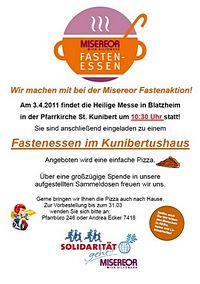 Fastenessen im Kunibertus-Haus