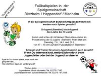 SV sucht Nachwuchs