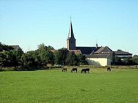 Blick auf die Kirche