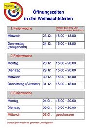 Öffnungszeiten Juze