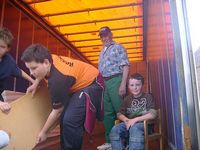 Kleidertransport nach Kaliningrad