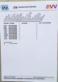 Fahrplan L276