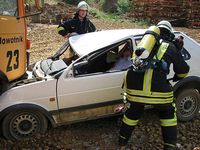 Übung der Feuerwehr