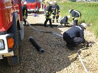 Übung der Feuerwehr