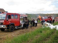 Übung der Feuerwehr