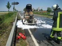 Autobrand in Niederbolheim