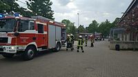 Übung der Feuerwehr