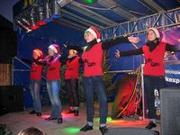 Fire-Girls beim Weihnachtsmarkt