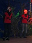 Fire-Girls beim Weihnachtsmarkt