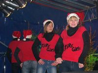 Fire-Girls beim Weihnachtsmarkt