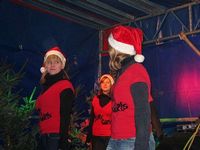 Fire-Girls beim Weihnachtsmarkt