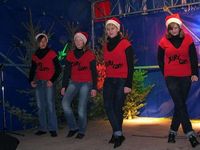 Fire-Girls beim Weihnachtsmarkt