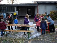 Bau eines Wildbienen-Hauses