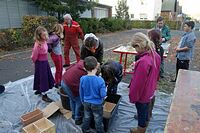 Bau eines Wildbienen-Hauses