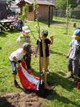 Pflanzaktion im Kindergarten