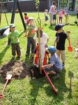 Pflanzaktion im Kindergarten