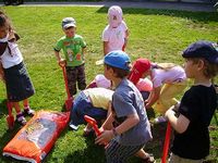 Pflanzaktion im Kindergarten