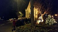 Weihnachtsbaum an der Kapelle