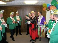 Weiberfastnacht bei der Volksbank