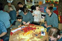 Laternen basteln 2004