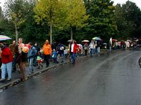 Protest gegen Kindergarten-Schließung