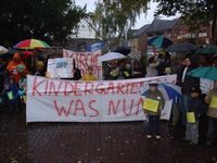 Protest gegen Kindergarten-Schließung