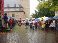 Protest gegen Kindergarten-Schließung