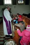 Aschenkreuz in der Kirche