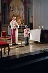 Aschenkreuz in der Kirche