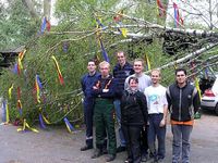 Maibaum der Jungschützen