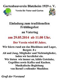 Frühlingsfest des Gartenbauvereins