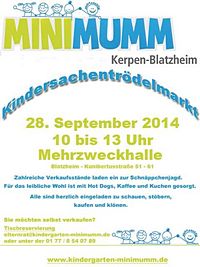 Kindersachentrödelmarkt im miniMUMM