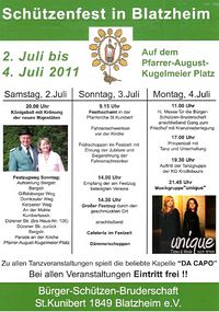 Programm Schützenfest