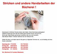 Stricken in der Bücheriei