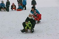 Rasselbande im Schnee