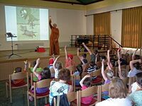 Ritter Rost in der Bücherei